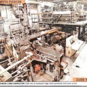 2100 Ton B-L-H Hydraulic Horizontal Extrusion Press