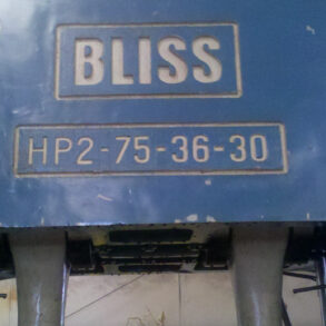 75 Ton Bliss Straight Side Press
