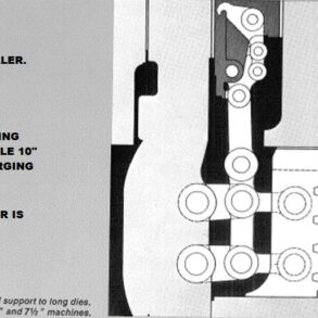 National 10" Double Toggle Upset Forging Machine