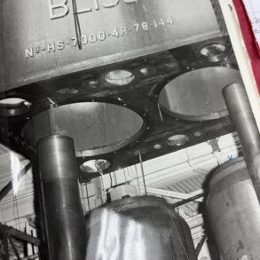 ONE PREOWNED BLISS 7000 TON  VERTICAL HYDRAULIC DOWN ACTING FOUR POST GUIDED RAM PRESS MODEL HS-7000-4R-48-144  AGE 1954